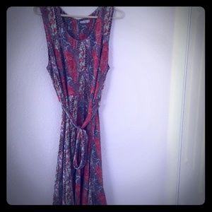 Knit sleeveless belted dress from Brazil